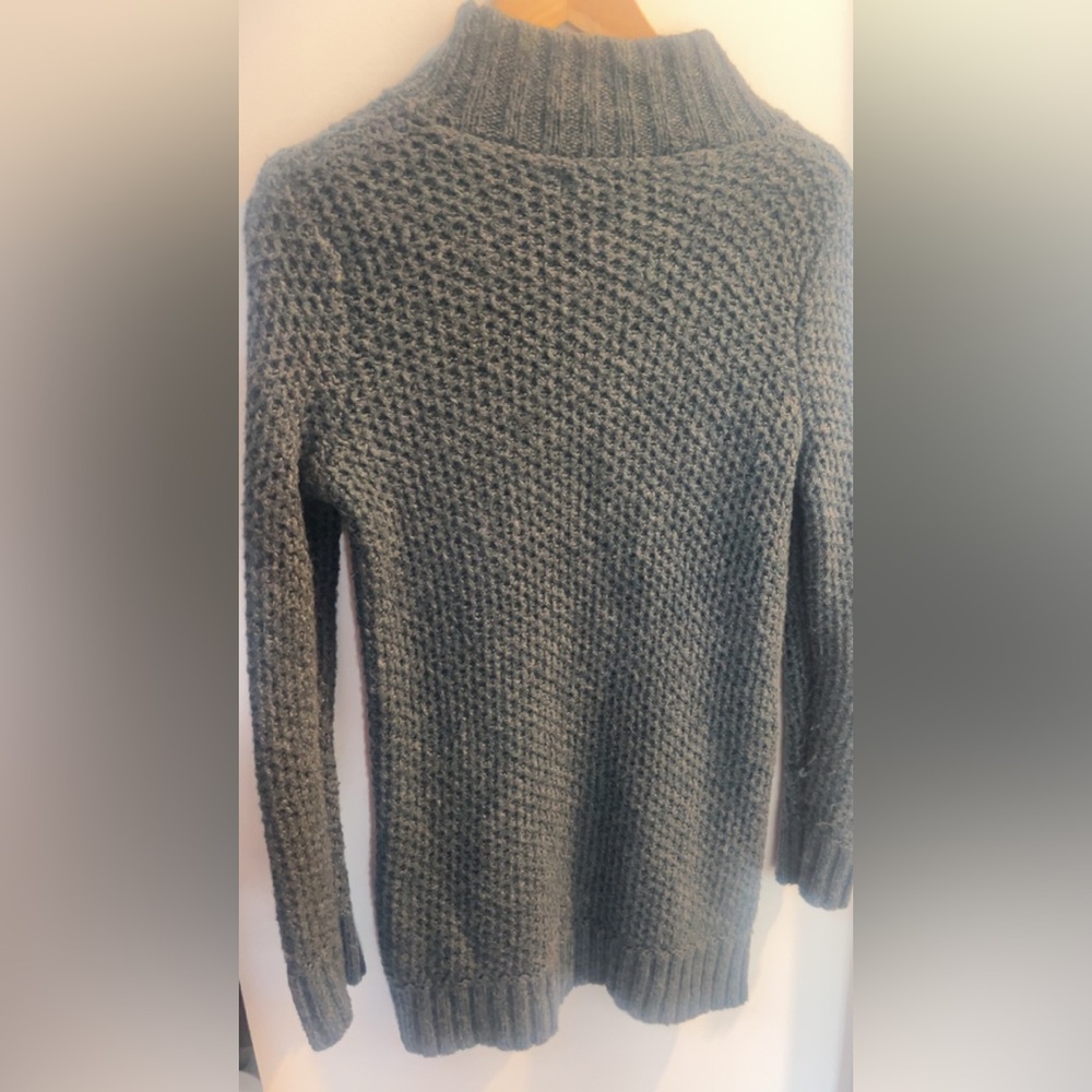 Banana Republic Teal Cable Knit Pullover